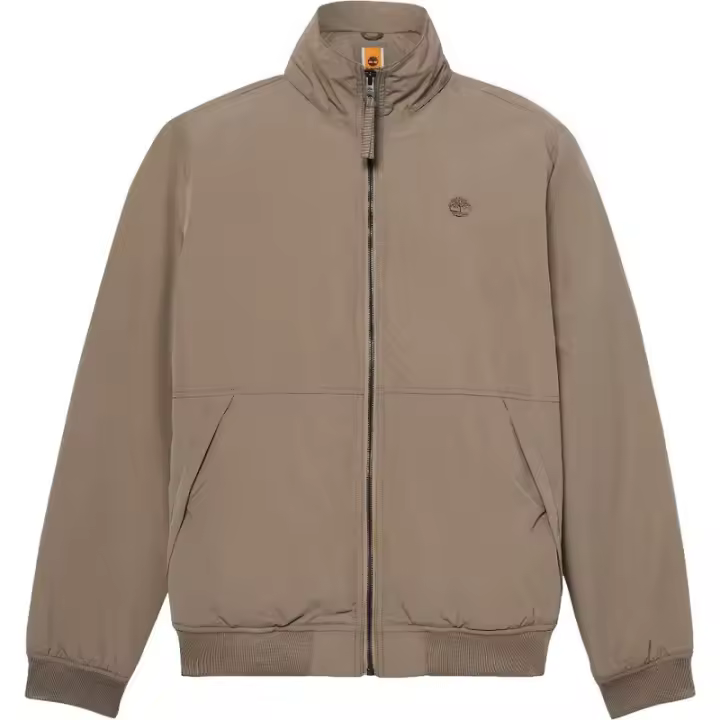 Chaqueta Marrón Timberland Bómber Impermeable Sailor Mid Brown Con Capucha Plegable - 1