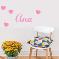 Vinilo adhesivo decoración pared con nombre Decomac - details 0