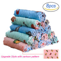 Toallas De Microfibra Absorbentes Para Cocina 8PCS Toallas De Limpieza No Adherentes a La Grasa Toallas De Juego De Mesa Rosteros Eco-amigables Para El Hogar - details 1