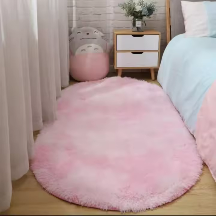 Alfombra De Piel De Oveja Sintética Super Suave Para Sala De Estar Alfombra De Piso Suave Para Dormitorio Alfombra De Plush Shaggy Para Lado Del Cama - 1