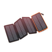 PORCHEDDU Cargador Solar 25000mAh Bathería Externa Portátil With 4 Paneles de Banco de Energía In Prueba de Agua - details 2