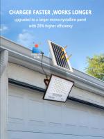 Lámpara Solar Exterior Con Control Remoto Luz De Fosa Para Patio Jardín Y Garaje IP67 Luz Indicadora Moderna LED Bulbs Incluidos - details 3