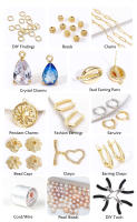 Cerraduras De Acabado En Oro 14K/18K Para Pulseras Accesorios De Joyería DIY Cerraduras De Encaje Estriado Para Fabricación De Joyas - details 19