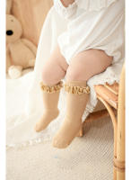 Calcetines De Encaje Para Bebés Y Niñas Infantiles Algodón Suave De Color Sólido Con Flor Adecuados Para Navidad Talla Grande Para 0-3 Años - details 13