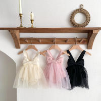 Bailarina Romper Para Bebés Niñas 0-2 Años Vestido De Malla Con Gran Lazo Traje De Baile Princesa Estilo Activo Ropa De Verano - details 22