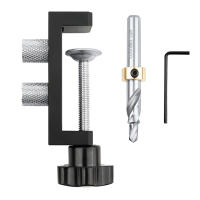 Localizador De Perforación Universal Para Perfiles De Aluminio Con Abrazadera Y Taladro De Contorno M6 Herramienta De Carpintería DIY - details 7
