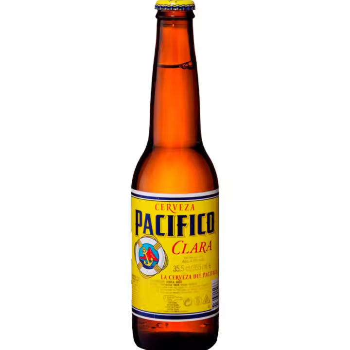 6 uds x Pacifico 35,5Cl cerveza Mejicana rubia tipo lager - 1