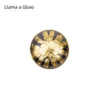 Bastón De Moda Dorado Y Negro Con Manija Redonda Elegante Para Fiesta Y Decoración Cruzado De 93cm Con Punta De Goma - details 5