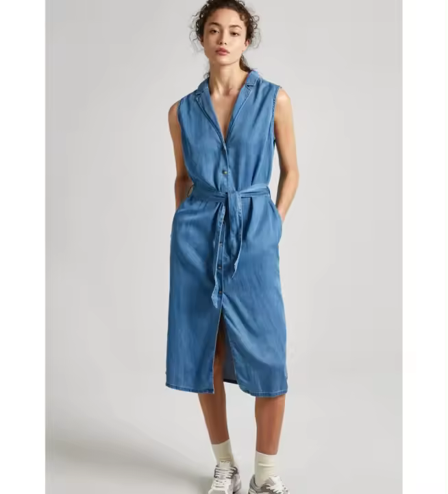 Pepe Jeans Vestidos de chica PL953512 AZUL - 1