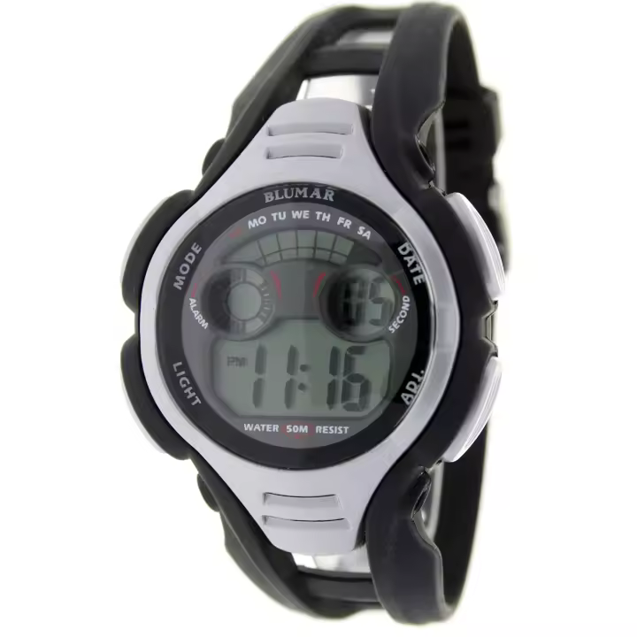 Reloj Blumar Para Hombre Resina 50m Crono Alarma - 1