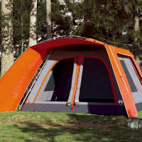 vidaXL Tienda familiar con porche 9 personas apertura rápida Color Azul,  Gris y naranja,  Verde y mas - details 1