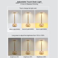Lámpara De Escritorio LED Recargable USB Luz Sin Dimmer Estilo Moderno Material Aluminio Para Lectura Y Decoración De Habitación - details 6