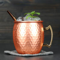 1PC Taza De Acero Inoxidable Para Moscow Mule De 530ml Para Cocina Y Bar Taza De Cerveza Y Café Para Bebidas - details 3