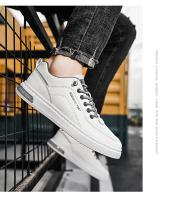 Zapatos Casuales Para Hombre En Cuero Sintético Antideslizantes Y Resistentes Al Desgaste Moda Color Sólido Cómodos Zapatos Slip-On - details 4