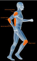Protector De Rodilla Para Moto WOSAWE Inserción De Protección Moto Equipamiento Motocross Con Almohadillas De Espalda - details 2
