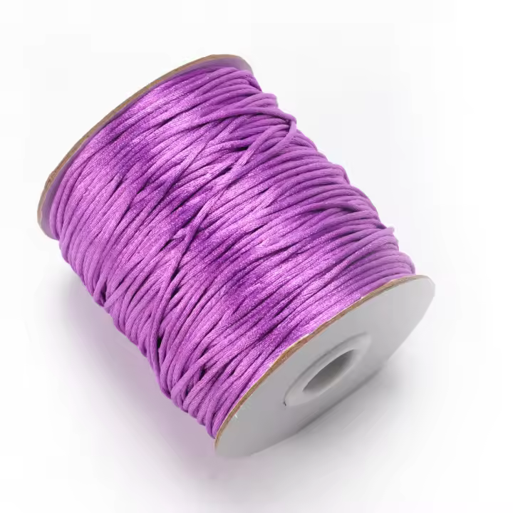 Cordón De Nylon 2mm Para Hacer Pulseras Y Trenzas DIY 100M/Roll Hecho En China Material Para Manualidades Y Joyería - 1