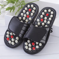 Masaje de puntos de acupuntura para pies, zapatillas de masaje de pies, zapatillas de Casa antideslizantes - details 1