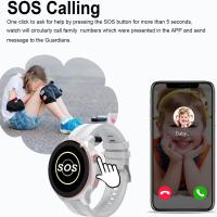 Reloj Inteligente para Niños 4G Rastreador GPS Videollamada SOS Cámara De Chat De Voz Despertador Cronómetro Calculadora De Localización De Regalos De Cumpleaños para Niñas 4-12 Años - details 4
