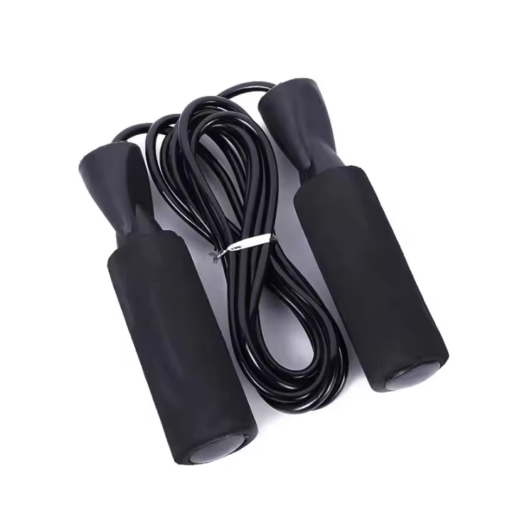 Cuerda de saltar de PVC con alambre de acero y espuma para niños, ideal para el examen de ingreso a la escuela secundaria, ejercicios de fitness, suministros deportivos ajustables. - 1
