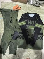 Kit De Ropa De Motocross FXR Amarillo Thor 2025 Conjunto De Equipamiento Para Motocicleta Unisex Conjunto De Camiseta Y Pantalones Para Carreras off Road - details 2