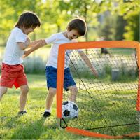 Juego De 2 Redes De Fútbol Para Niños Puerta De Fútbol Portátil Pop up Para Juegos Al Aire Libre Y Interior Práctica De Fútbol En El Jardín - details 17