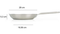 ARCOS Samoa Inox - Set 2 Sartenes Acero Inoxidable (24 / 28 cm) - Sin Antiadherente - Mango de Inox - Base Inducción - details 2