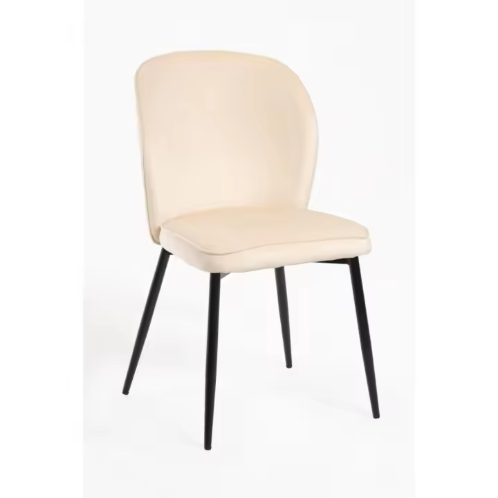 Silla Teile Terciopelo - Beige - 1