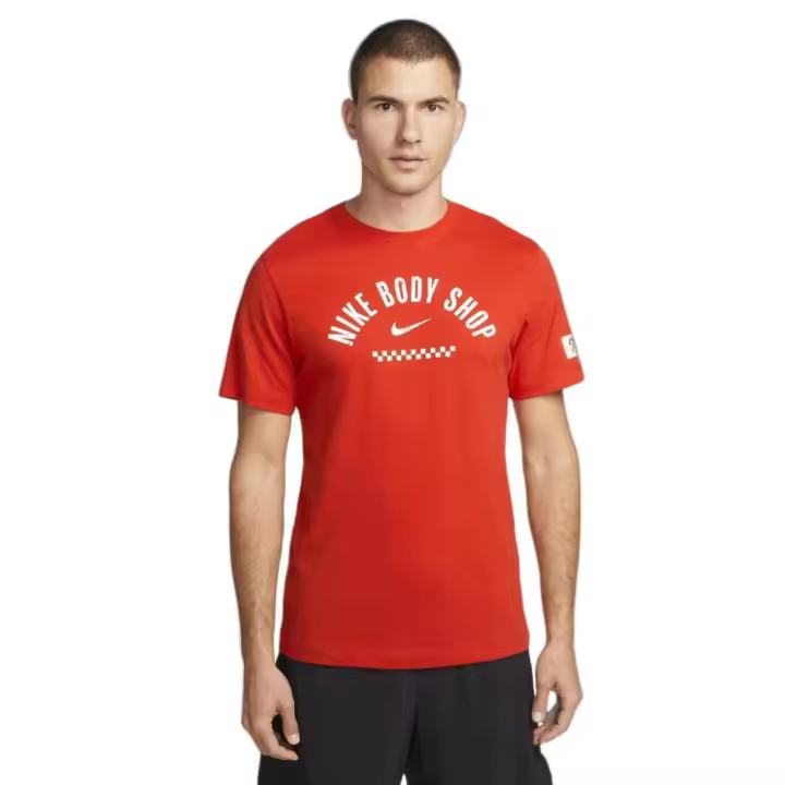 Camiseta Nike Df Tee Body Shop Rojo T Shirt Dz2733-633 - 1