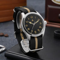 Reloj De Pulsera Militar ML08 Con Movimiento Quartz VH31 Cristal De Zafiro Doble Domada Luminiscencia Super C3 Verde 38mm Vintage - details 2