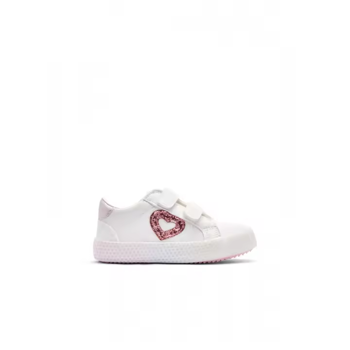 Zapatillas deportivas niña CONGUITOS 153014 WHIT DEPORTIVA VELCROS CORAZON WHITE 34776 25V - 1