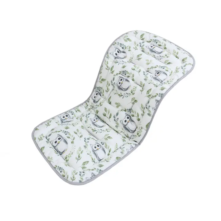 Colchoneta Silla Paseo Universal, Algodón Funda Carrto Bebe Universal, Funda Carro Bebe Universal de Doble Cara, Colchoneta Carro Bebe Universal, Colchoneta Silla Bebe para Bebés 77x34cm - 1