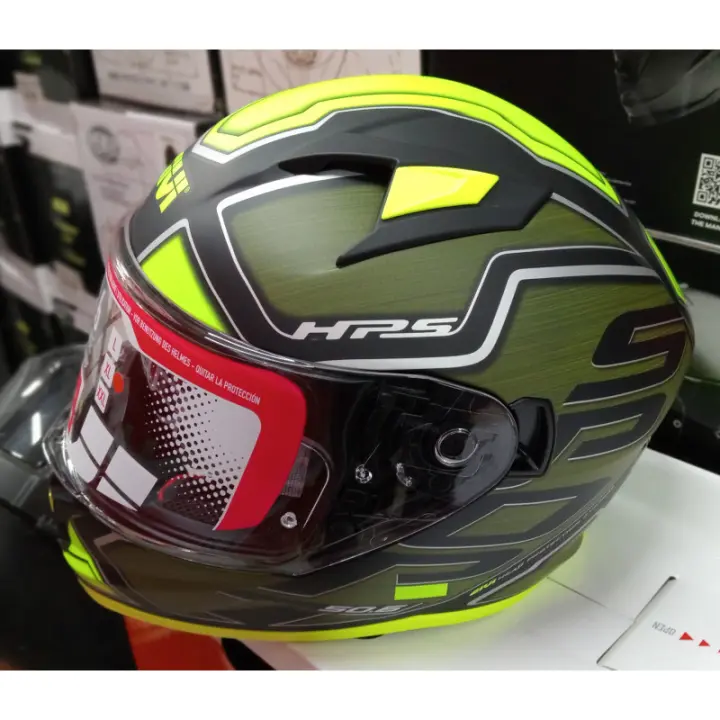 casco moto inttegral givi 50.6 depp verde militar gris mate  con gafas solares interiores - 1