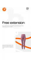 Leggings De Fitness Para Mujer Largo Completo Pantalones De Yoga Cómodos Y Ajustados Para Correr Con Cinturón Elástico Material De Poliéster Y Spandex - details 1
