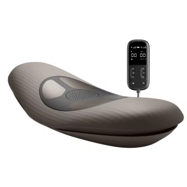Masajeador De Lumbar Eléctrico Con Calor Y Vibración Inflable Control Remoto Soporte Espinal Para Masaje De Espalda - 1