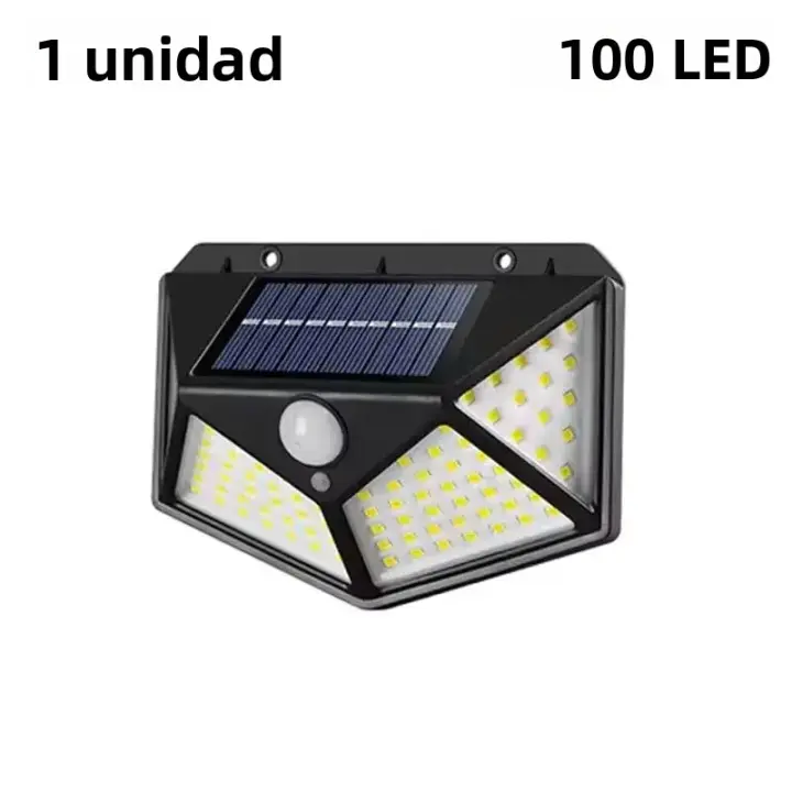 Tira De Luz Solar Exterior Con Sensor De Movimiento 100 LEDs Para Exterior Paredes Terrazas Courtyards Garajes Jardines Pack De 1/2/4/6 - 1