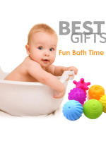 Juguetes Sensoriales Para Bebés 6 PCS Balones Táctiles Suaves Para Massaje Y Raticlave Edad Recomendada 13-36 Meses Unisex - details 4