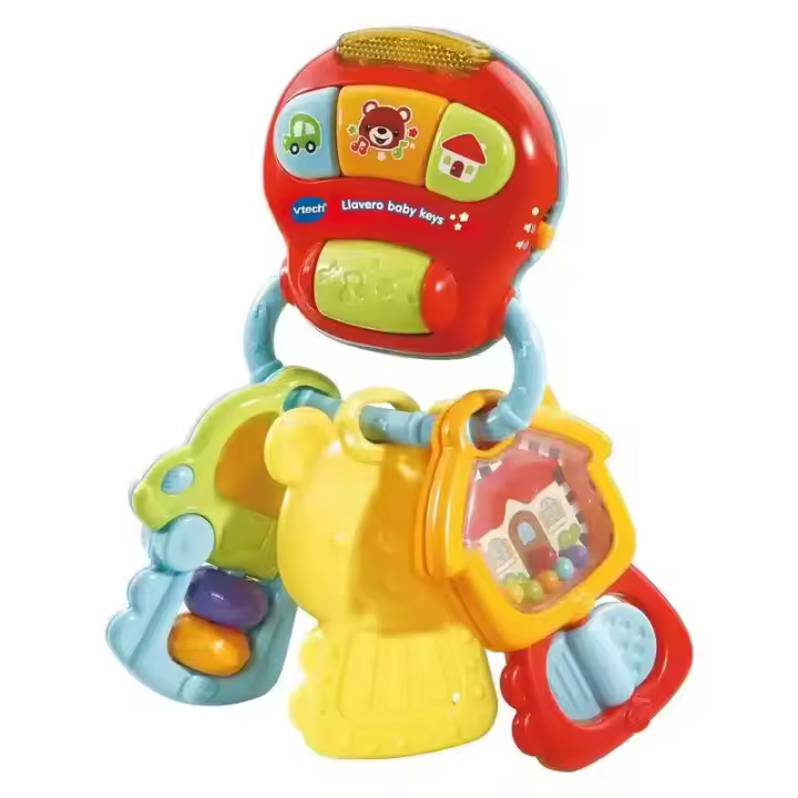 Sonajero electrónico Llavero Baby Keys con voz y luces 80-505122 VTECH - 1