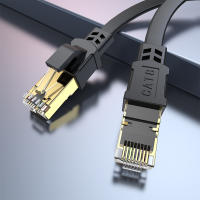 Cable Ethernet CAT 8 40Gbps 2000MHz RJ45 Red LAN Patch Cord Plano Para Modem Router PS 5/4 10m 15m 20m 30m 50ft 100 Pies - details 6
