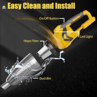 Aspiradora inalámbrica de mano eléctrica, aspiradora inalámbrica para el hogar y el coche, doble uso, portátil, limpieza de alta potencia para batería Makita de 18V - details 1