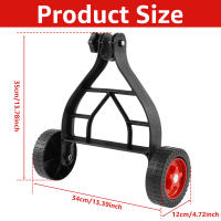 Rueda Auxiliar Para Trimmer De Hierba Portátil Rueda Ajustable Para Jardín Eliminación De Malas Hierbas 26mm-28mm Herramienta De Jardinería - details 7