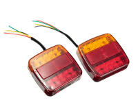 Luces Traseras Impermeables Para Camiones Y Remolques De Coche 12V Con 20 LEDs Luz De Señal Trasera Y Luz De Freno Partes De Luces Traseras - details 6