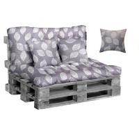 E-LONG Cojín para pallet, 4 unidades por pack (respaldo, asiento, 2 cojines 45x45) - details 7