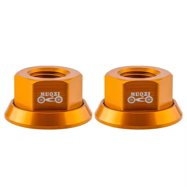 MUQZI 2pcs Juego De Tornillos Para Eje De Radio Y Delantera De Bicicleta De Aluminio Aleación Para MTB Carretera Bicicleta Plegable - 1