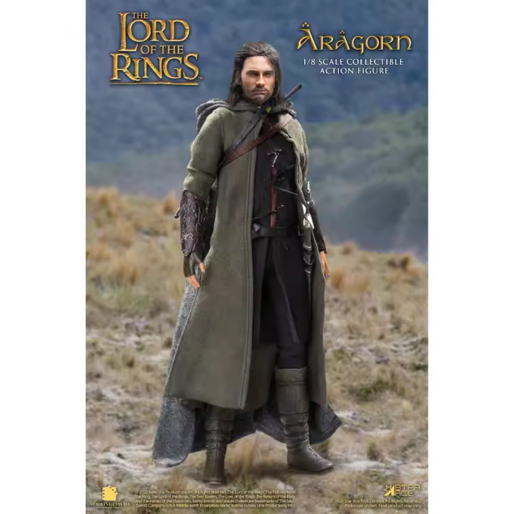 Figura star ace el señor de los anillos aragorn 2.0 version especial real master serie 22.5 cm - 1