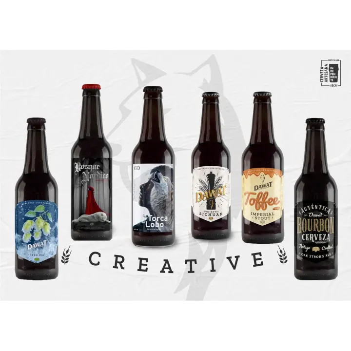 Cerveza, Pack Cata 12 und, Cervezas Únicas, + Regalo Visita&Cata fábrica Dawat - 1