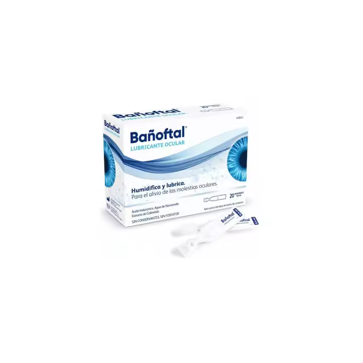 Bañoftal Lubricante Ocular 20 Monodosis - Cuidado Ocular - 1