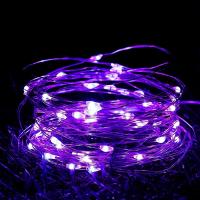 Luces De Navidad LED De Hilo De Cobre Para Decoración De Árbol De Navidad Dormitorio Boda Ramadan Navidad DIY Luz De Cadena De Festividades - details 14