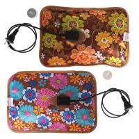 Set De 1 Botella De Agua Caliente Eléctrica Recargable Para Mano Calentador Invierno Color Aleatorio Material De Goma - details 0