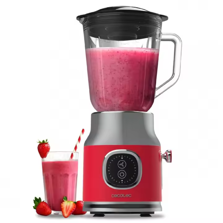 Cecotec Batidora de vaso RetroTwist Red - 1