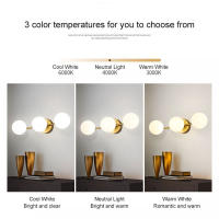Lámpara De Pared LED Nordic Para Dormitorio Y Sala De Estar Con Vidrio Mate 7W G9 Iluminación Interior Moderna Montaje En Pared - details 2